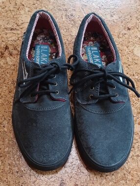 Lakai Men's Canby Black Suede Sanrio Skate Shoes Size 9